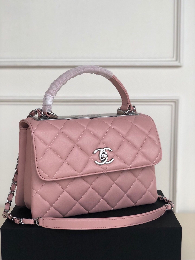 Ch**el top handle bags